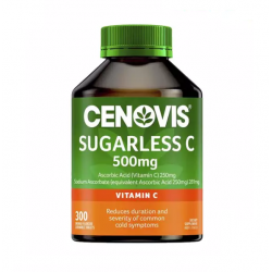 Cenovis VITAMIN C  SUGARLESS 500mg 低糖配方维生素C含片 VC咀嚼片 500mg 300粒 02/23