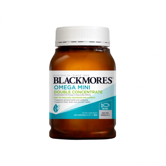 Blackmores omega mini double concentrate 澳佳宝/葆丽美 双倍含量迷你鱼油 08/25