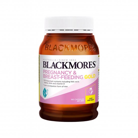 Blackmores Pregnancy&Breast-Feeding Gold 澳佳宝 孕妇哺乳黄金素180粒    06/24