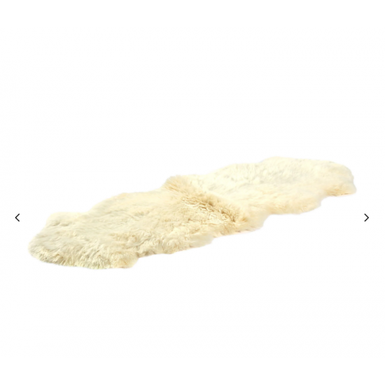 【一件包邮】 Bowron sheepskin 金钻天然双拼羊皮地毯（长180厘米，宽60厘米）