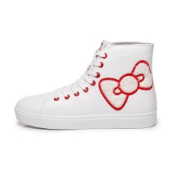 【1件包邮】Ever ugg hello kitty hi-top sneaker 成人中邦运动鞋 白色#36