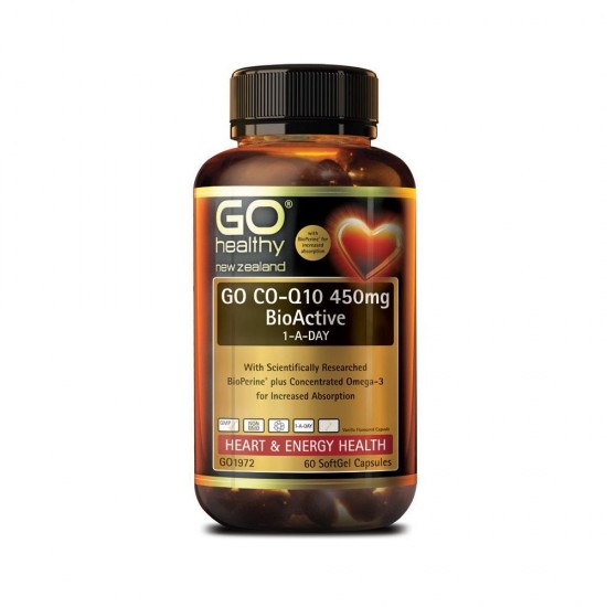 Go Healthy go co-q 450mg 60caps 高之源 高含量 辅酶Q10 450毫克 60粒 09/23