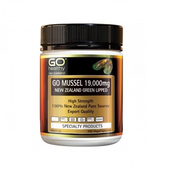 Go Healthy go mussel  高之源 青口精华关节保护胶囊 19000mg 300粒 01/26