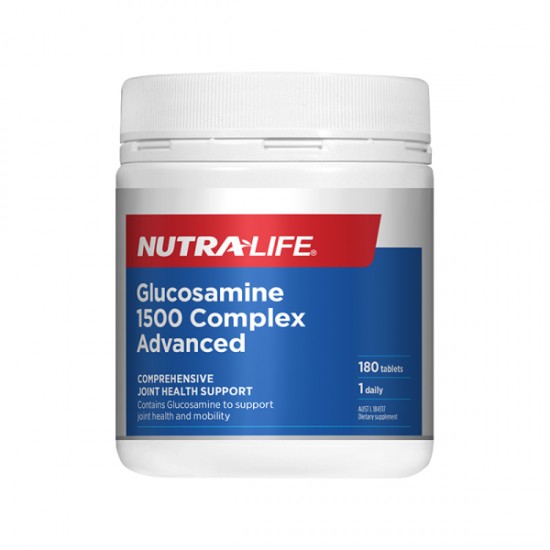 Nutralife glucosamine 1500 complex  纽乐高级版1500毫克高含量维骨力 关节灵 180粒 保质期08/25