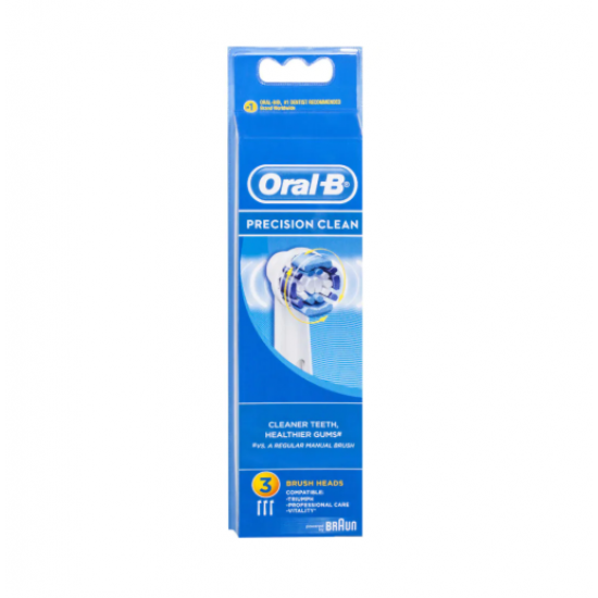 Oral B Electric Toothbrush Heads Precision Clean Eb17 欧乐B 牙刷头 3个装