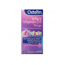 Ostelin Infant Vitamin D3 Drops 婴幼儿维生素D3滴剂2.4ml 保质期 11/21