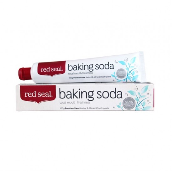 Red Seal baking soda Toothpaste 红标/红印  天然小苏打亮白牙膏 100g      