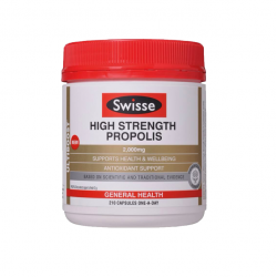 Swisse high strength propolis 300cap 高浓度蜂胶软胶囊 2000mg 210粒   09/2024