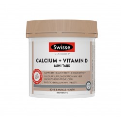 Swisse mini calcium+D3 迷你钙+D3 300粒 10/24