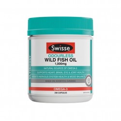 Swisse wild fish oil 1000mg 无腥鱼油 200粒  02/25