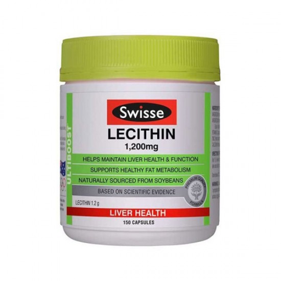 Swisse Lecithin  卵磷脂胶囊 1200mg 150粒 09/2024