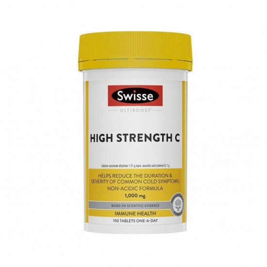 Swisse high strength C 高含量维他命C 1000mg 150粒 05/25