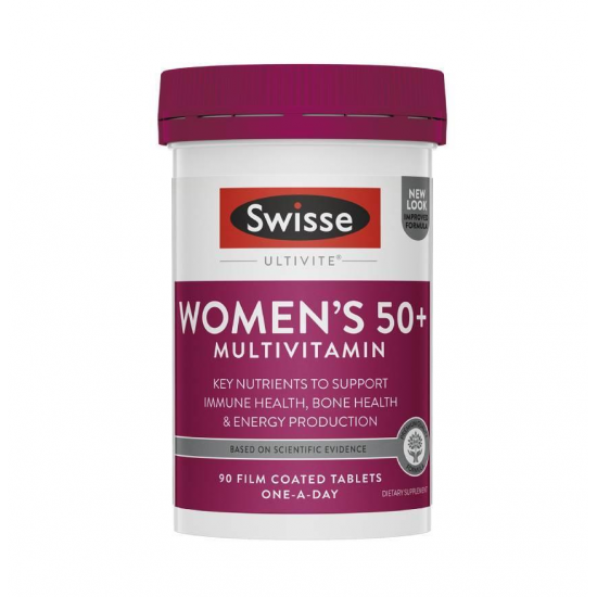 Swisse women multivitamins 50+ 女性复合维生素50+岁起 90片 保质期 04/24