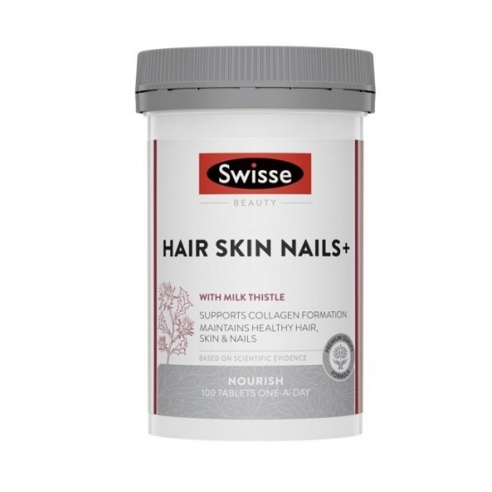 Swisse Hair Skin Nails+ 100tab 胶原蛋白片 100片 04/25