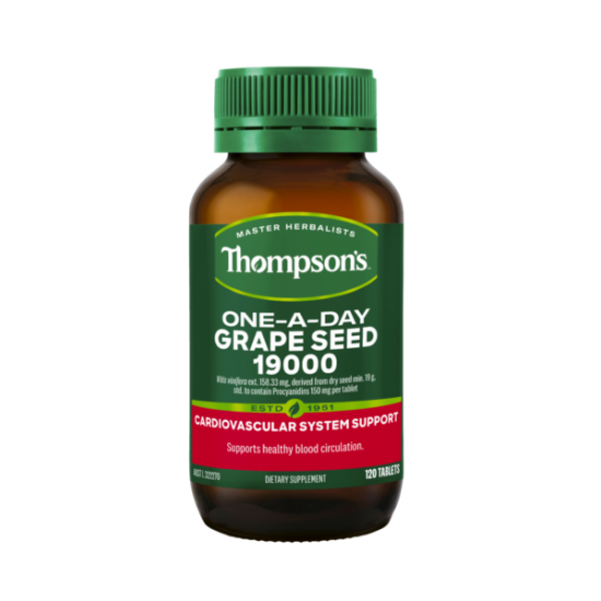 Thompson's 汤普森 葡萄籽19000mg  120粒    02/2025